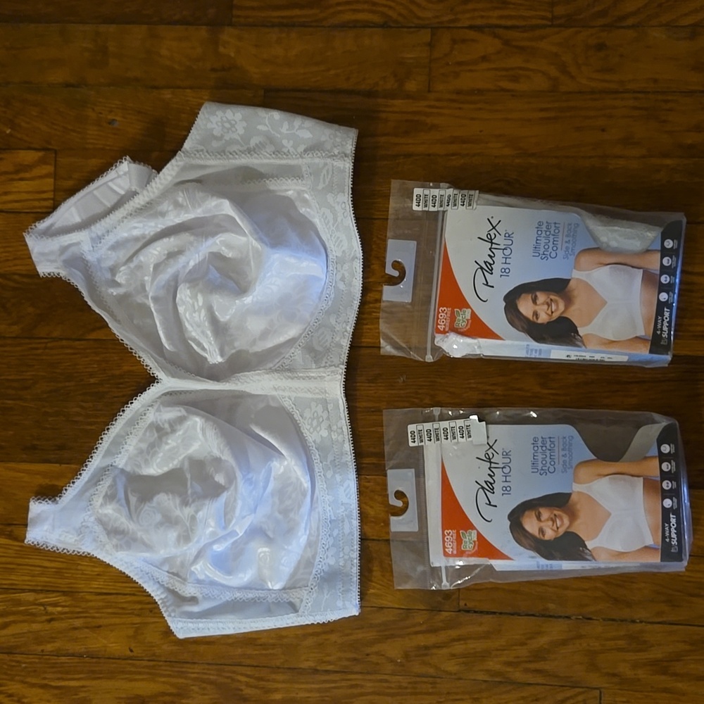 Playtex Wirefree Support Bra Duo In Plus Size 44DD